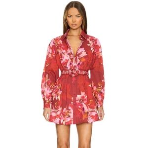 NWT Hemant and Nandita Short Dress with Buckle Belt Sz Large